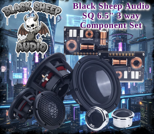 Black Sheep Audio - SQ 6.5 " 3 way component set (*In Stock by mid December*)