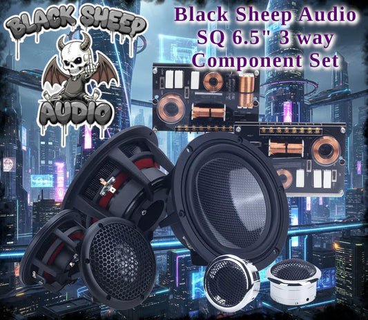 Black Sheep Audio |  6.5 " | Sq 3 way component set