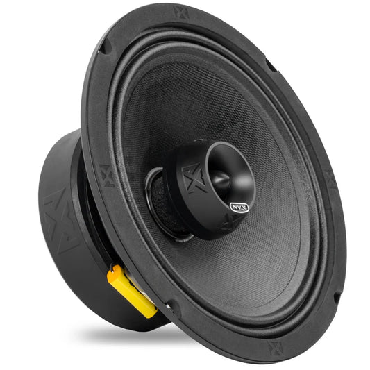 NVX - VPRO8 550W Peak (275W RMS) 8" V-Series Pro 2-Way Water Resistant Coaxial Loudspeaker with Bullet Tweeter