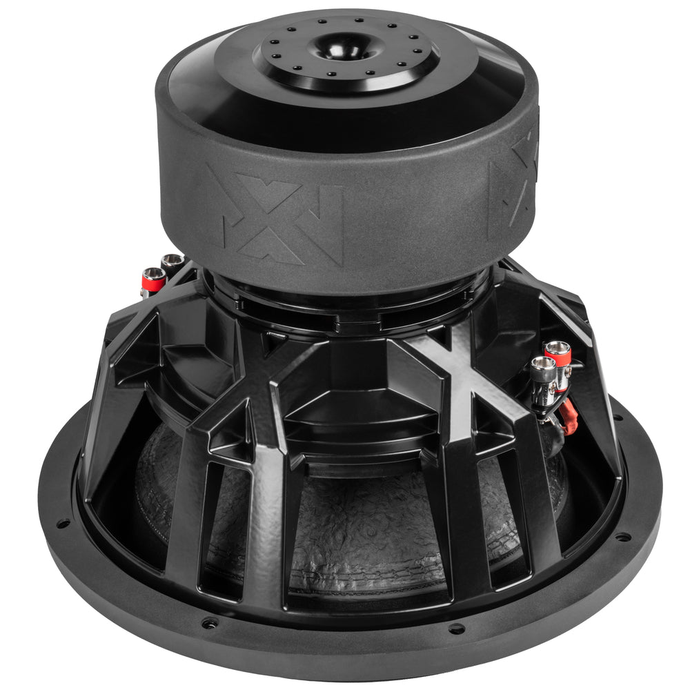 NVX -  XCW151 + XCA6K + XKIT02 + XAPK0 4000 Watt Peak (2000W RMS) 15" X-Series Dual 1-Ohm SPL Subwoofer + Monoblock Amplifier with 2-Ch Amplifier Wiring Kit w/ RCA with Amplifier Power Wiring Kit w/ Speaker Wire