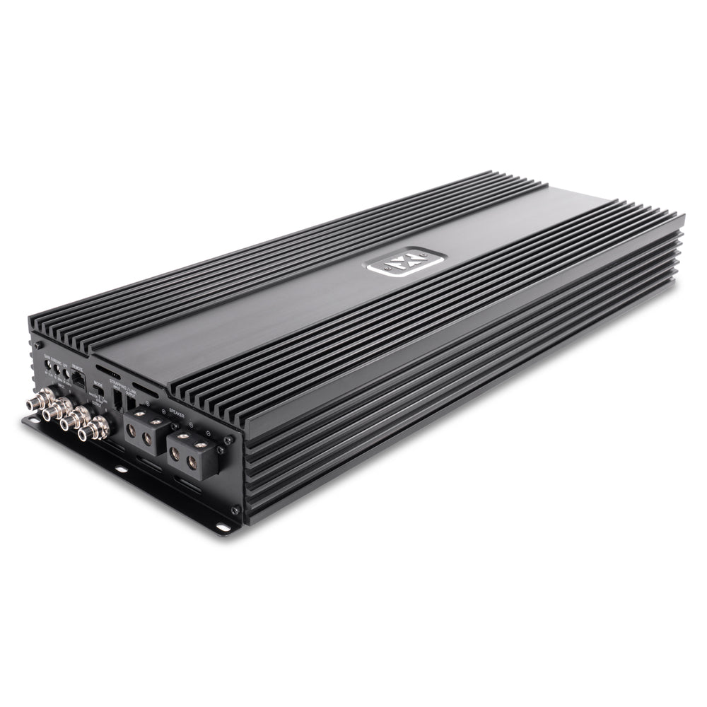 NVX -  XCW151 + XCA6K + XKIT02 + XAPK0 4000 Watt Peak (2000W RMS) 15" X-Series Dual 1-Ohm SPL Subwoofer + Monoblock Amplifier with 2-Ch Amplifier Wiring Kit w/ RCA with Amplifier Power Wiring Kit w/ Speaker Wire