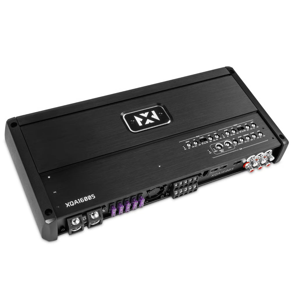 NVX  - XQA16005 1600W RMS XQ-Series SQ Hi-Res Class D 5-Channel Amplifier with X-Boost