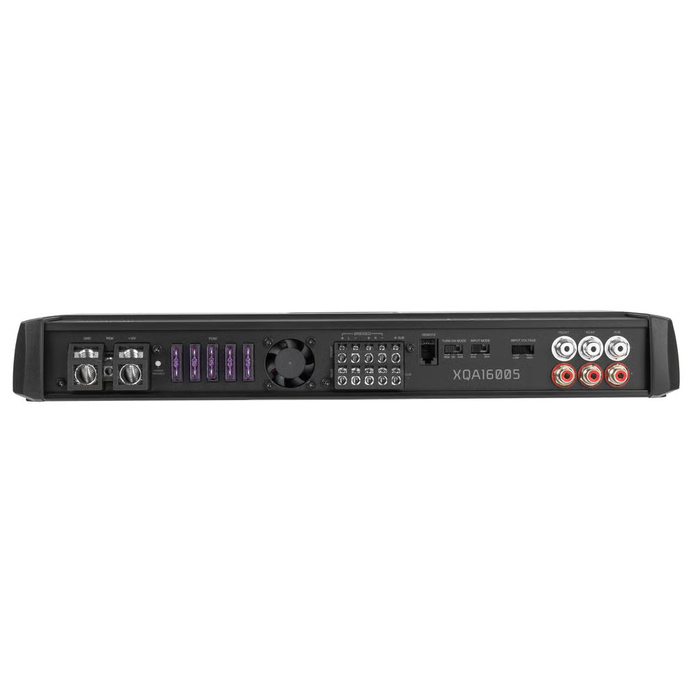 NVX  - XQA16005 1600W RMS XQ-Series SQ Hi-Res Class D 5-Channel Amplifier with X-Boost