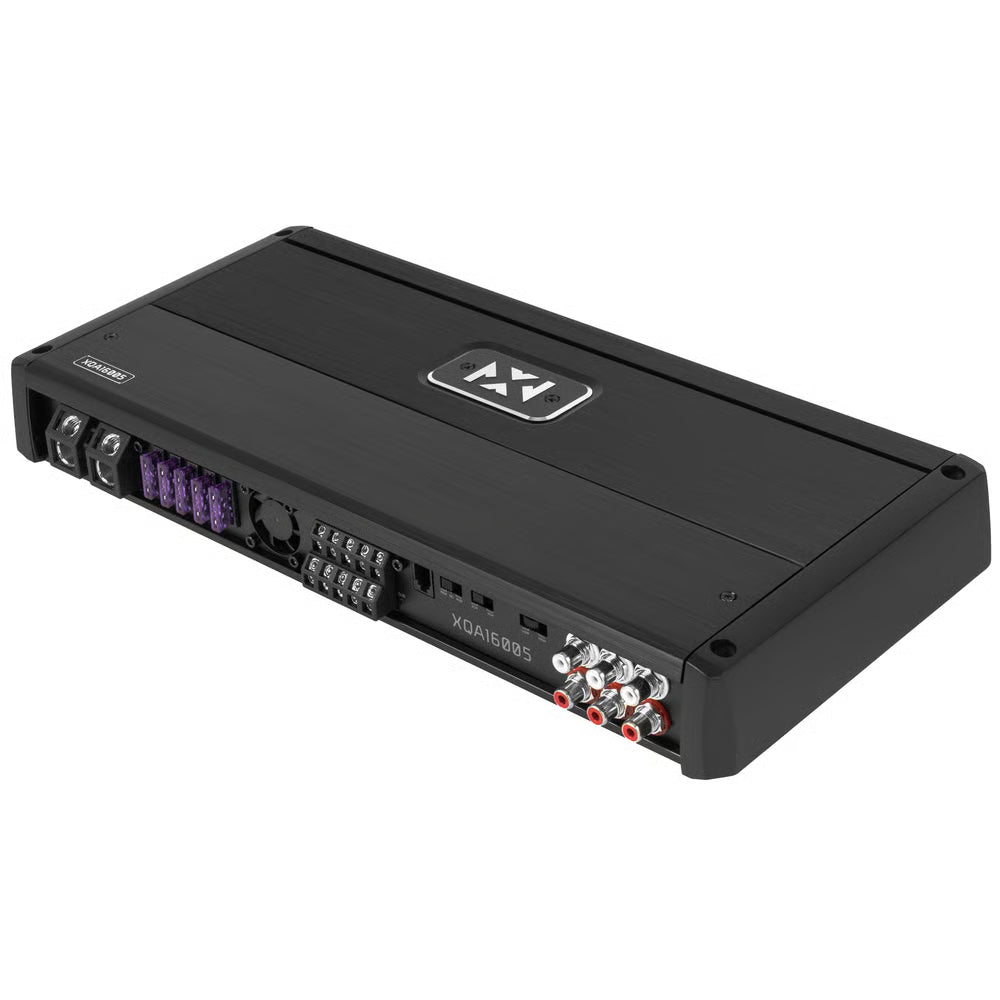 NVX  - XQA16005 1600W RMS XQ-Series SQ Hi-Res Class D 5-Channel Amplifier with X-Boost