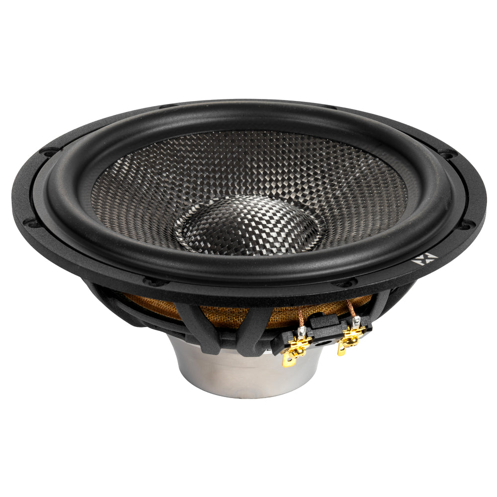 NVX  - XQS65KIT Version 2 (XQS65KITv2) 600W Peak (300W RMS) 6.5" X-Series 2-Way Component Speaker System with Carbon Fiber Cones and 30mm Silk Dome Tweeters