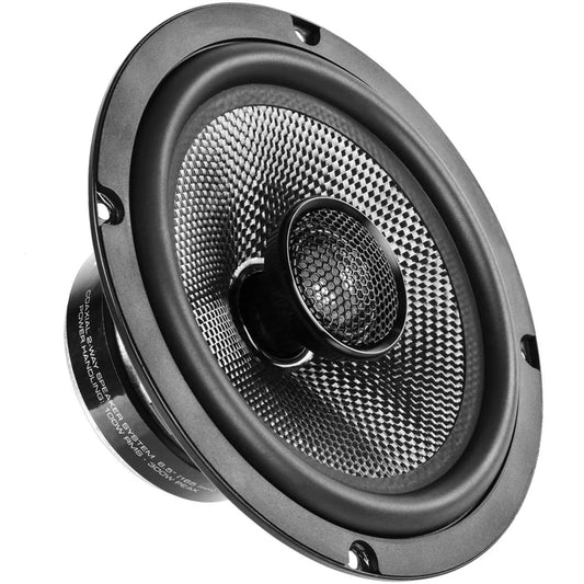 NVX - XSP652 600W Peak (200W) RMS 6.5" X-Series 2-Way Coaxial Speakers with Carbon Fiber Cones and 25mm Silk Dome Tweeters