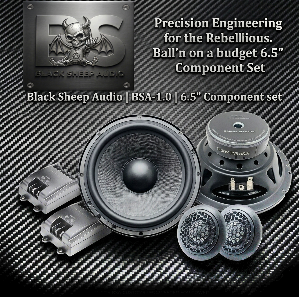 Black Sheep Audio | BSA-1.0 | 6.5" Component set