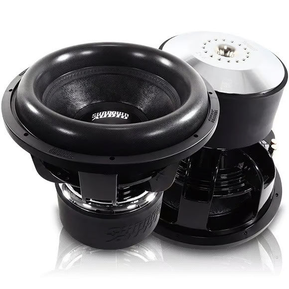 Sundown Audio -  Sundown Audio ZV6 15" D2 + NVX XCA6K 1 pair of 2500W RMS 15" Z Series Dual 2-ohm Car Subwoofer with Class-D Monoblock Amplifier with LED Remote Bass Knob (Strapable and Linkable)