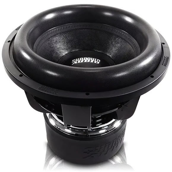 Sundown Audio -  Sundown Audio ZV6 15" D2 + NVX XCA6K 1 pair of 2500W RMS 15" Z Series Dual 2-ohm Car Subwoofer with Class-D Monoblock Amplifier with LED Remote Bass Knob (Strapable and Linkable)