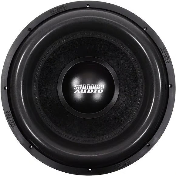 Sundown Audio -  Sundown Audio ZV6 15" D2 + NVX XCA6K 1 pair of 2500W RMS 15" Z Series Dual 2-ohm Car Subwoofer with Class-D Monoblock Amplifier with LED Remote Bass Knob (Strapable and Linkable)